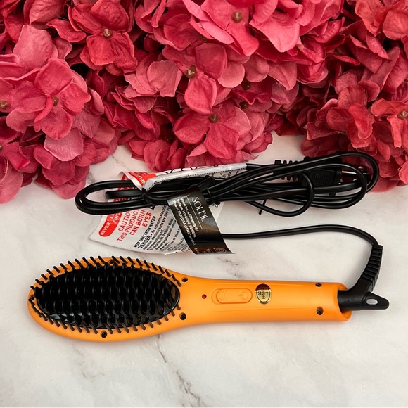 Soleil Hair Soleil Mini Heat Brush In Apricot Poshmark